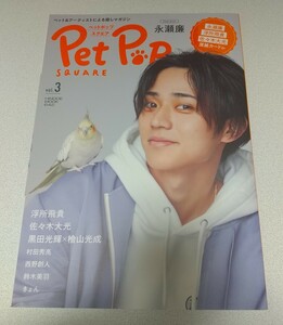 Pet Pop SQUARE vol.3 永瀬廉◆浮所飛貴 佐々木大光 黒田光輝×檜山光成 村田秀亮 ペットポップスクエア