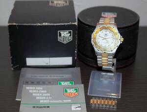 ☆時計☆TAG HEUER (タグホイヤー)☆934.206☆プロフェッショナル 3000 デイト☆SL文字盤 メンズ クォーツ 腕時計☆『VRW-185』