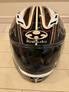 USED美品★フルフェイスヘルメット Kabuto KAMUI-Ⅱ Mサイズ 送料込み激安1円スタート★