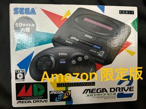 【美品】Amazon限定 SEGA メガドライブ2ミニ/USB ACアダプター同梱版/レトロゲーム