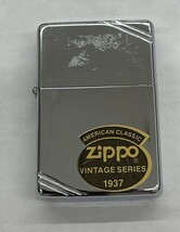 #2359A　ZIPPO 銀色 シルバーデザイン VINTAGESERIES 1937 火花確認済_画像2