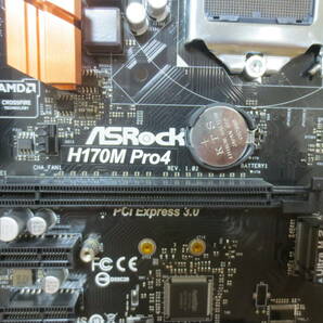 ★ ASRock H170M Pro4 LGA1151 M-ATX マザーボード ★ MEM 8GB (4GB x2枚) ★の画像2