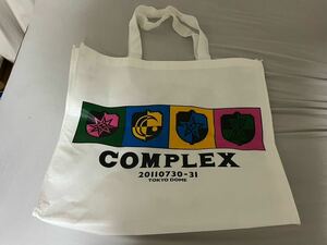 COMPLEX ショッピングバッグ 「COMPLEX TOKYO DOME 20110730-31 日本一心」布袋寅泰　吉川晃司　BOOWY
