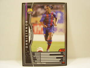 WCCF 2004-2005 黒 ロナウジーニョ　Ronaldinho Gaucho 1980 Brazil　No.10 FC Barcelona Spain La Liga 04-05 #192