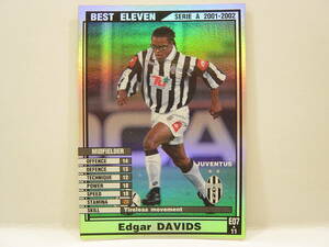 Panini WCCF 2001-2002 BE エドガー・ダヴィッツ　Edgar Davids Holland Jeventus FC 01-02 Italy Serie A Best Eleven