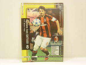 ■ WCCF 2010-2011 WDM-EXT イバン・ガットゥーゾ　Gennaro Ivan Gattuso 1978 Italy　AC Milan 10-11 Extra Card