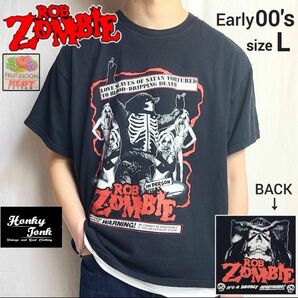 00s Rob Zombie ロブゾンビ バンドTシャツ バンT Y2K