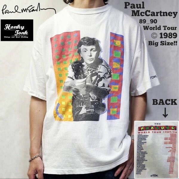 80s 90s ポールマッカートニー バンドTシャツ ヴィンテージTシャツ
