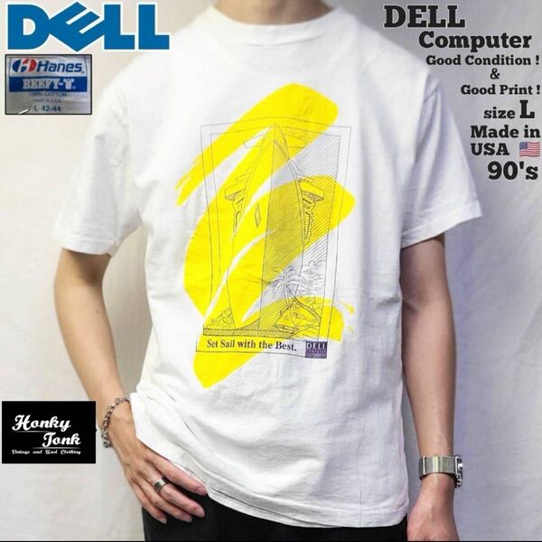 90s 90年代 DELL 企業Tシャツ IT系 ヴィンテージ シングルステッチ