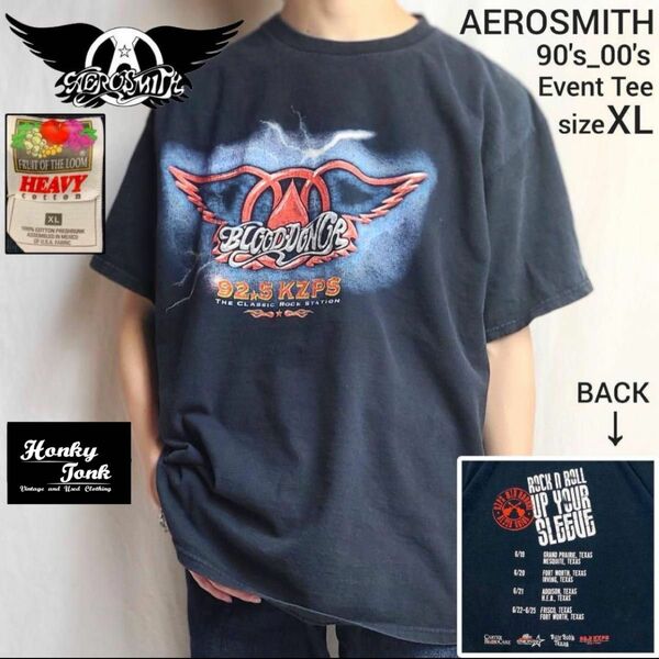 90s 00s AEROSMITH エアロスミス バンドTシャツ ロックTシャツ