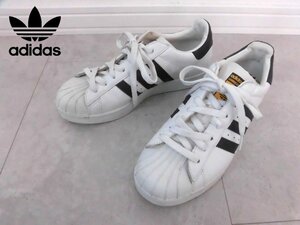 adidas アディダス 99年製 SUPER STAR スーパースター スニーカー/US7.5 25.5cm/白 黒/金ベロ/034678/メンズ/90s 90年代 ヴィンテージ