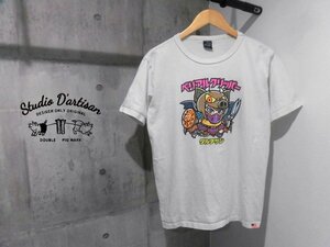 STUDIO D'ARTISAN stereo . Dio daruchi The n/be real Clipper special T-shirt L/ men's / god . large war Bikkuri man / white / made in Japan 