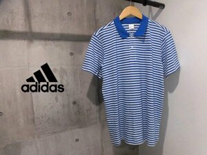  новый товар adidas neo Adidas Neo окантовка рубашка-поло O/ рубашка с коротким рукавом / синий белый / мужской DMK47