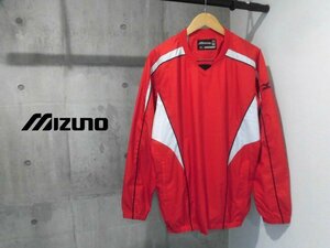 美品 MIZUNO BASEBALL PRODUCTSミズノ ウォームアップ 長袖 Vネック ジャケットXO/ウィンドブレーカー/裏メッシュ ナイロンジャケット/野球