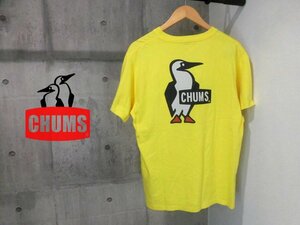 CHUMSチャムス BoobyLogo T-Shirt スモールボックスロゴ刺繍 x ビッグブービーバードプリント 半袖 ＴシャツL/メンズ/アウトドア/CH01-1326
