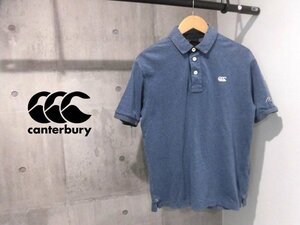 CANTERBURY カンタベリー ラガー ポロシャツ L/ラガーシャツ/カノコ 半袖シャツ/ネイビー/ラグビー/RA39109/メンズ/カンターベリー