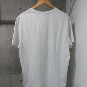 LACOSTE ラコステ TH9579 ピケワニパッチクルーネックTシャツ FR 5 US L/ビッグワニワッペン 半袖 カットソー/白 ホワイト/メンズの画像4