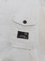 CUT-RATE カットレイト SLEEVE BORDER WORK SHIRT 袖ボーダー ワークシャツM/ガチャポケット 長袖シャツ/メンズ/日本製_画像6