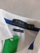 POLO RALPH LAUREN/ポロ ラルフローレン CUSTOM FIT ビッグポニー刺繍 半袖 ポロシャツ XS/半袖シャツ/カノコ/白/メンズ_画像5