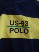 POLO RALPH LAUREN/ポロ ラルフローレン CLASSIC FIT RL-93 Polo Shirt 鹿の子 ボーダー ポロシャツL/半袖 ラガーシャツ/メンズ/程度良好_画像6