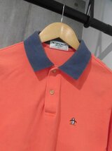 MUNSINGWEAR マンシングウェア GrandSlam ペンギンロゴ刺繍ワッペン ポロシャツ L/半袖シャツ/サーモンピンク/メンズ/GOLF ゴルフ_画像3