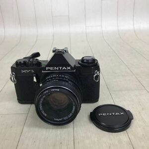 B1986 シャッターOK ペンタックス PENTAX MV1 ブラック ボディ smc PENTAX-M 1:2 50mm レンズ 一眼レフ カメラ 動作未確認 ジャンク