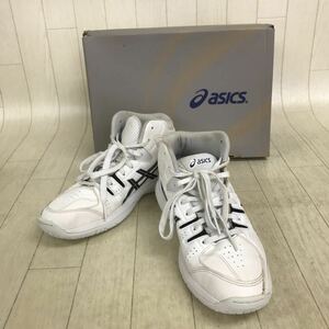 13556 箱有 ASICS アシックス レディース スニーカー シューズ 24.0cm 靴紐タイプ ホワイト系