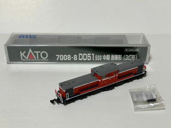 美品 KATO 7008-8 DD51 500 3灯形 ディーゼル機関車 Nゲージ