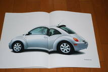 VW フォルクス ワーゲン　ニュー ビートル　カタログ　2002年8月　30ページ　販売店シールあり_画像5
