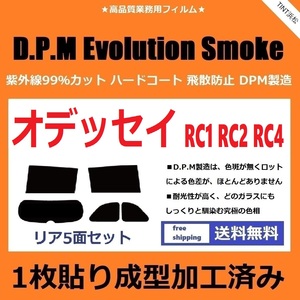 ◆１枚貼り成型加工済みフィルム◆ オデッセイ　RC1 RC2 RC4 　【EVOスモーク】 D.P.M Evolution Smoke ドライ成型