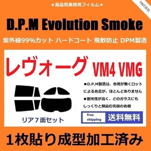 ◆１枚貼り成型加工済みフィルム◆ レヴォーグ VM4 VMG　【EVOスモーク】 D.P.M Evolution Smoke ドライ成型