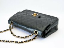 1円 シャネル CHANEL マトラッセ23 ダブルフラップ ダブルチェーン チェーンショルダー シリアルシール ゴールド金具 ショルダーバッグ タ_画像4