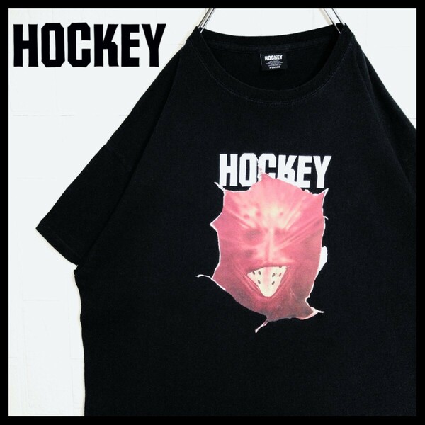 《HOCKEY/ホッキー》マスク　グラフィック　Tシャツ　半袖　ビッグシルエット