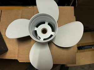 4 sheets propeller & installation parts included . profit! Yamaha 20-30 horse power for <10.1×13> aluminium 4 sheets propeller * postage included 