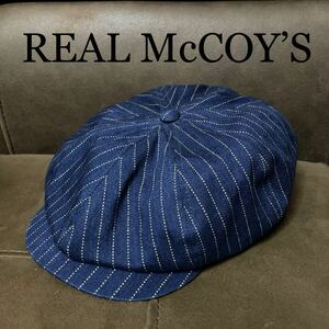 REAL McCOY'S リアルマッコイズ ウォバッシュキャスケット 7 3/4 sizeL ハンチング 帽子 キャップ フリーホイーラーズ 