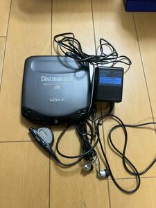 SONY CDウォークマン　DISCMAN ディスクマン D-235 本体 ソニー　電源アダプター付き　動作良好