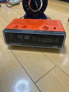 COPAL コパル FP-124 FM/AM クロックラジオ パタパタ時計 当時物 昭和レトロ 電源動作良好