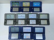 8■/Zこ7828　任天堂 new NINTENDO 3DSLL new ニンテンドー 3DSLL 本体 10台セット 起動〇/液晶〇/動作未確認 ジャンク/保証無_画像1