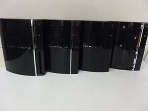 14#/Zk4092 SONY PS3 PlayStation 3 CECHA00 CECHB00 4 pcs together Playstation3 body only operation not yet verification part removing Junk guarantee less 