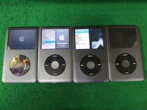ユ■IP573　♪Apple iPod classic 160GB 4台セット Model No:A1238 ジャンク