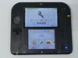 yu#/Z.7870 NINTENDO 2DS Nintendo 2DS body the first period . settled clear black Junk guarantee less 