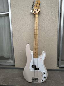 Fender электрический бас MIJ Hybrid 50s Precision Bass, Maple, - US Blonde крыло Japan 