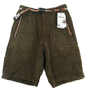  new goods *Marmot* heat insulation boa fleece shorts W81cm dark beige * Marmot outdoor *J2381