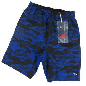 新品◆Reebok◆Workout Ready Graphic Shorts ワークアウト レディ グラフィック ショーツ M 青◆リーボック ショートパンツ FP9086◆J1009