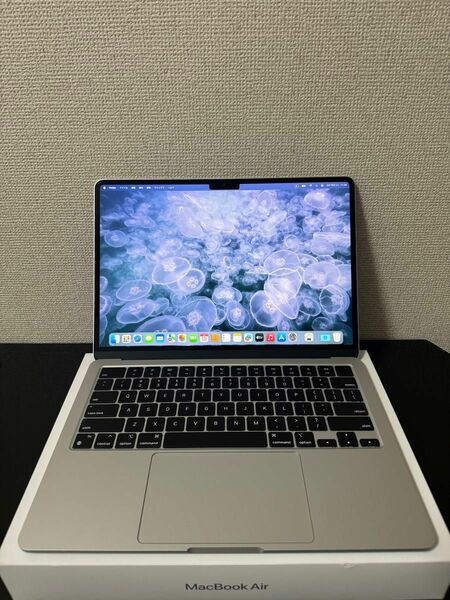 【ほぼ未使用】MacBook Air M3 13インチ メモリ8GB/SSD 512GBシルバーKeyboard英語（US)