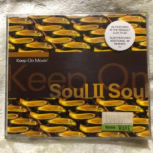 SOUL II SOUL ソウル II ソウル/KEEP ON MOVIN' '96 remix 英盤CDシングル BOOKER T./M Beat 廃盤貴重！