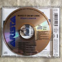 【即決】Alison Limerick / Make It On My Own 英盤CDシングル オリジナル盤 カバー曲多数 クラブクラシック大名曲！_画像2