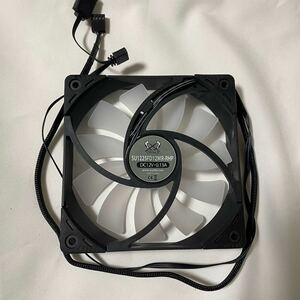 SCYTHE KazeFlex120 サイズ 風フレックス120 RGB PWM可変モデル SU1225FD12MR-RHP 1200rpm クーリングファン 12cm