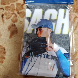 北海道日本ハムファイターズ　本拠地開幕戦バッテリーさちとらフェイスタオル　山崎福也山﨑福也　伏見寅威