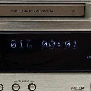 〈オーディオ〉DENON デノン CD/MDパーソナルオーディオシステム コンポ D-MX33MD SC-MX33 【中古/現状品/通電確認済/ジャンク品】4295-⑦の画像9